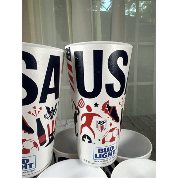 USA Soccer Set of 10 2016 Copa America Centenario 100 Years Plastic Cups 16 Oz - Picture 5 of 16
